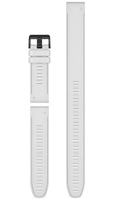 Silikonový řemínek Garmin 26mm (pro Fenix 7X/6X/5X, Tactix aj), bílý, QuickFit