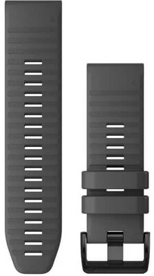 Silikonový řemínek Garmin 26mm (pro Fenix 7X/6X/5X, Tactix aj.), šedý V1, QuickFit