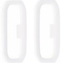 Silikonové poutko Garmin (pro QuickFit 20), bílé, 2ks