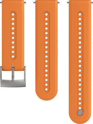 Silikonový řemínek Suunto 24mm (pro Suunto Athletic 7), oranžový, Quick Release