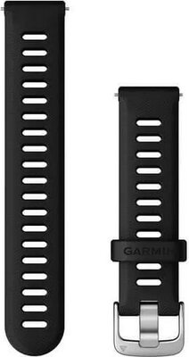 Silikonový řemínek Garmin 18mm (pro Venu 2S, Vívoactive 4S, Vívomove 3S), černý, Quick Release