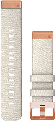 Nylonový řemínek Garmin 20mm (pro Fenix 7S/6S/5S aj.), bílý, QuickFit