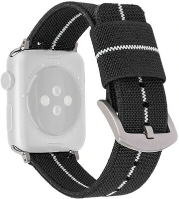 Nylonový řemínek Ricardo (pro Apple Watch 38/40/41mm), černý V1
