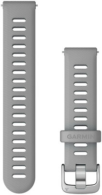 Silikonový řemínek Garmin 18mm (pro Venu 2S, Vívoactive 4S, Vívomove 3S), šedý V1, Quick Release