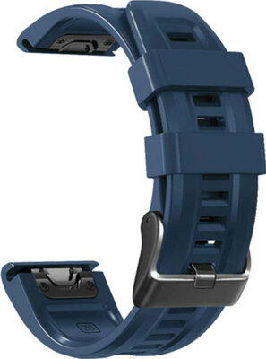 Silikonový řemínek Ricardo 26mm (pro Garmin Fenix 7X/6X/5X, Tactix aj.), modrý V2, QuickFit