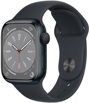 Apple Watch Series 8 GPS 41mm Midnight Aluminium Case / Midnight Sport Band - Regular