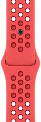 Silikonový řemínek Apple (pro Apple Watch 38/40/41mm), červený V2