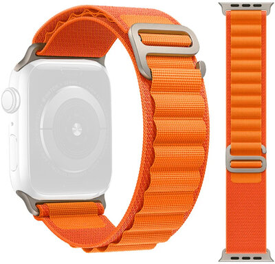 Textilní řemínek Ricardo (pro Apple Watch 42/44/45/49mm), oranžový