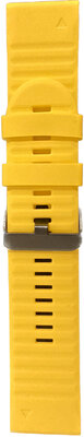 Silikonový řemínek Ricardo 26mm (pro Garmin Fenix 7X/6X/5X, Tactix aj.), žlutý V1, QuickFit