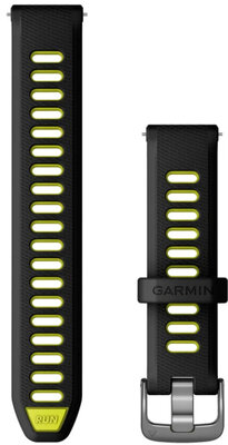 Silikonový řemínek Garmin 18mm, černý, Quick Release
