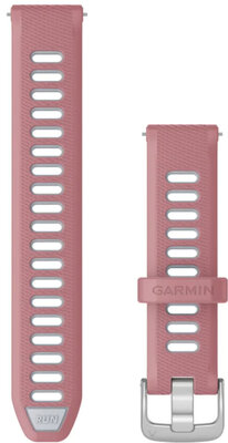 Silikonový řemínek Garmin 18mm (pro Venu 2S, Vívoactive 4S, Forerunner 265S, Venu 3S aj.), růžový, Quick Release