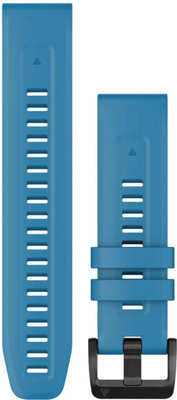 Silikonový řemínek Garmin 22mm (pro Fenix 7/6/5, Epix 2, MARQ 2 aj.), modrý V2, QuickFit