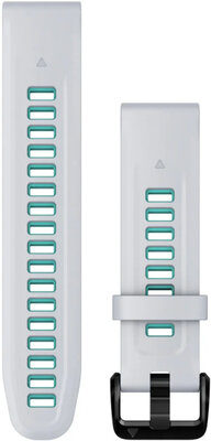 Silikonový řemínek Garmin 20mm (pro Fenix 7S/6S/5S), bílý V2, QuickFit