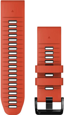 Silikonový řemínek Garmin 26mm (pro Fenix 7X/6X/5X, Tactix aj.), červený V1, QuickFit