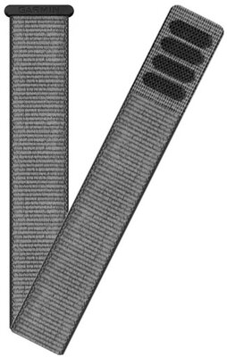 Nylonový řemínek Garmin 22mm, šedý V1, UltraFit