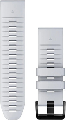Silikonový řemínek Garmin 26mm (pro Fenix 7X/6X/5X, Tactix aj.), bílý V1, QuickFit