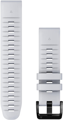 Silikonový řemínek Garmin 22mm (Fenix 7/6/5, Epix 2, MARQ 2 aj.), bílý, Quickfit