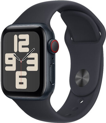 Apple Watch SE GPS + Cellular 40mm Midnight Aluminium Case / Midnight Sport Band-S/M