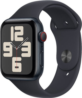 Apple Watch SE GPS + Cellular 44mm Midnight Aluminium Case / Midnight Sport Band-S/M