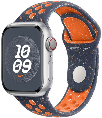 Silikonový řemínek Apple (pro Apple Watch 38/40/41mm), černý, velikost M/L