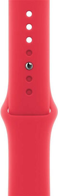 Silikonový řemínek Apple (pro Apple Watch 42/44/45/49mm), červený, velikost M/L