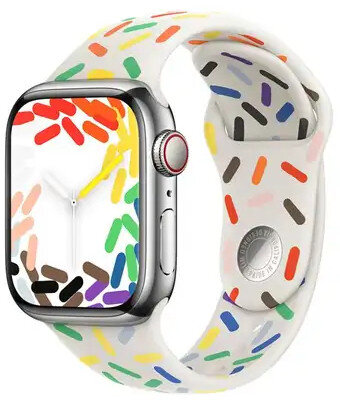 Silikonový řemínek Apple (pro Apple Watch 38/40/41mm), barevný V2, velikost M/L