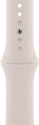 Silikonový řemínek Apple (pro Apple Watch 38/40/41mm), bílý V2, velikost M/L