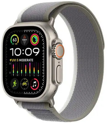 Nylonový řemínek Apple (pro Apple Watch 42/44/45/49mm), šedý, velikost M/L