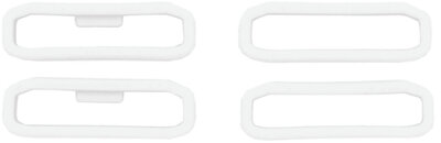 Silikonové poutko Garmin (pro QuickFit 26), bílé, 4ks