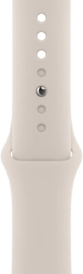 Silikonový řemínek Apple (pro Apple Watch 42/44/45/49mm), béžový V1, velikost S/M
