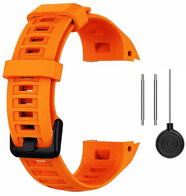 Silikonový řemínek Ricardo 20mm (pro Garmin Instinct 2S), oranžový