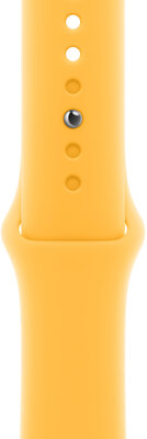 Silikonový řemínek Apple (pro Apple Watch 38/40/41mm), žlutý, velikost M/L