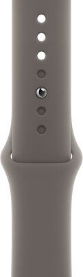 Silikonový řemínek Apple (pro Apple Watch 42/44/45/49mm), hnědý, velikost S/M