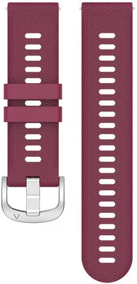 Silikonový řemínek Ricardo 18mm (pro Garmin Venu 2S, Vívoactive 4S, Forerunner 265S, Venu 3S aj.), červený