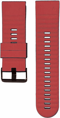 Silikonový řemínek Ricardo 26mm (pro Garmin Fenix 7X/6X/5X, Tactix aj.), červený