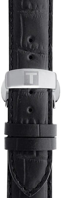 Kožený řemínek Tissot T852.013.405 19mm, černý