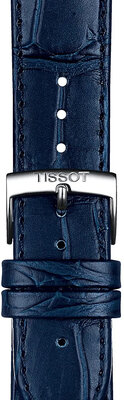 Kožený řemínek Tissot T852.041.534 20mm, modrý