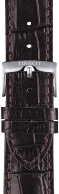 Kožený řemínek Tissot T852.041.655 22mm, hnědý