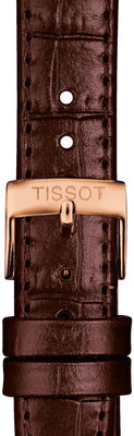 Kožený řemínek Tissot T852.043.042 15mm, hnědý