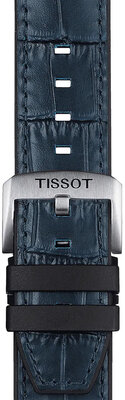 Kožený řemínek Tissot T852.046.765 22mm, modrý