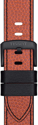 Kožený řemínek Tissot T852.047.500 NBA Wilson 22mm, oranžový