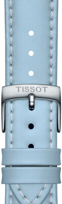 Kožený řemínek Tissot T852.048.148 18mm, modrý