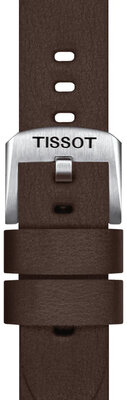 Kožený řemínek Tissot T852.048.211 18mm, hnědý