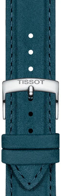 Kožený řemínek Tissot T852.048.227 21mm, modrý