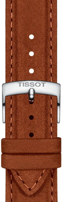 Kožený řemínek Tissot T852.048.229 21mm, hnědý