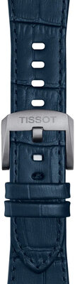 Kožený řemínek Tissot T852.049.411 (pro model Tissot PRX 42mm), modrý