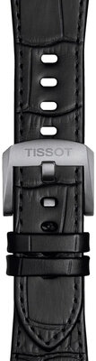 Kožený řemínek Tissot T852.049.415 (pro model Tissot PRX 42mm), černý