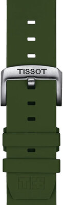 Silikonový řemínek Tissot T852.047.177 22mm, zelený