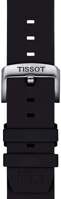 Silikonový řemínek Tissot T852.047.179 22mm, černý