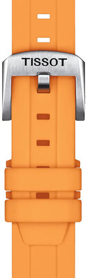 Silikonový řemínek Tissot T852.047.452 18mm, oranžový